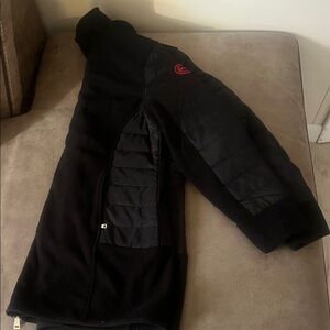 Lauren Black Jacket with Red Logo